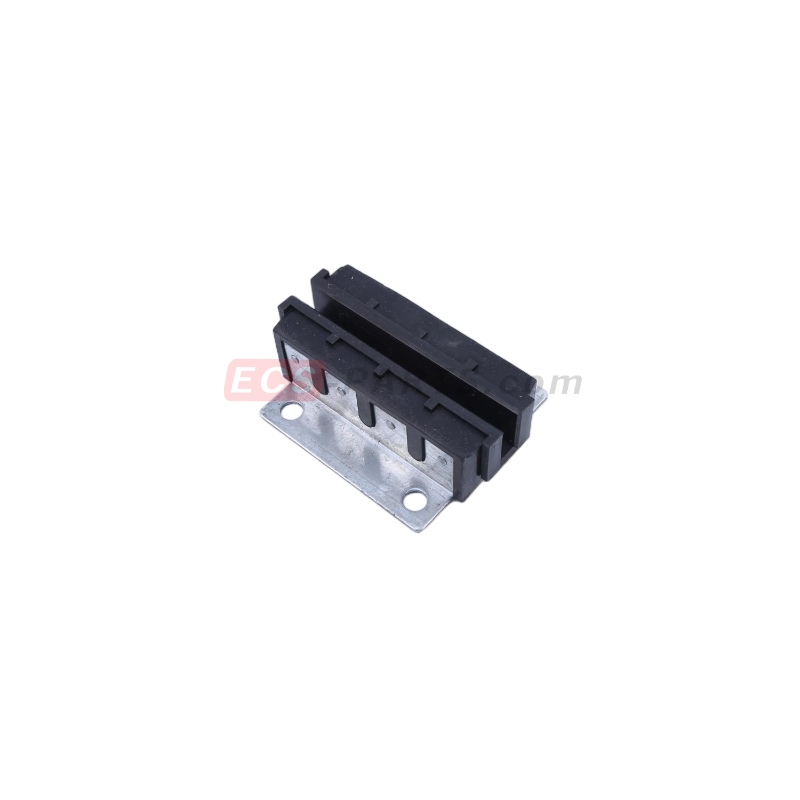 Elevator Nylon Ribbed Guide Shoe 10/16mm groove with fixing bracket